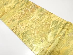 平安朝模様織り出し　袋帯